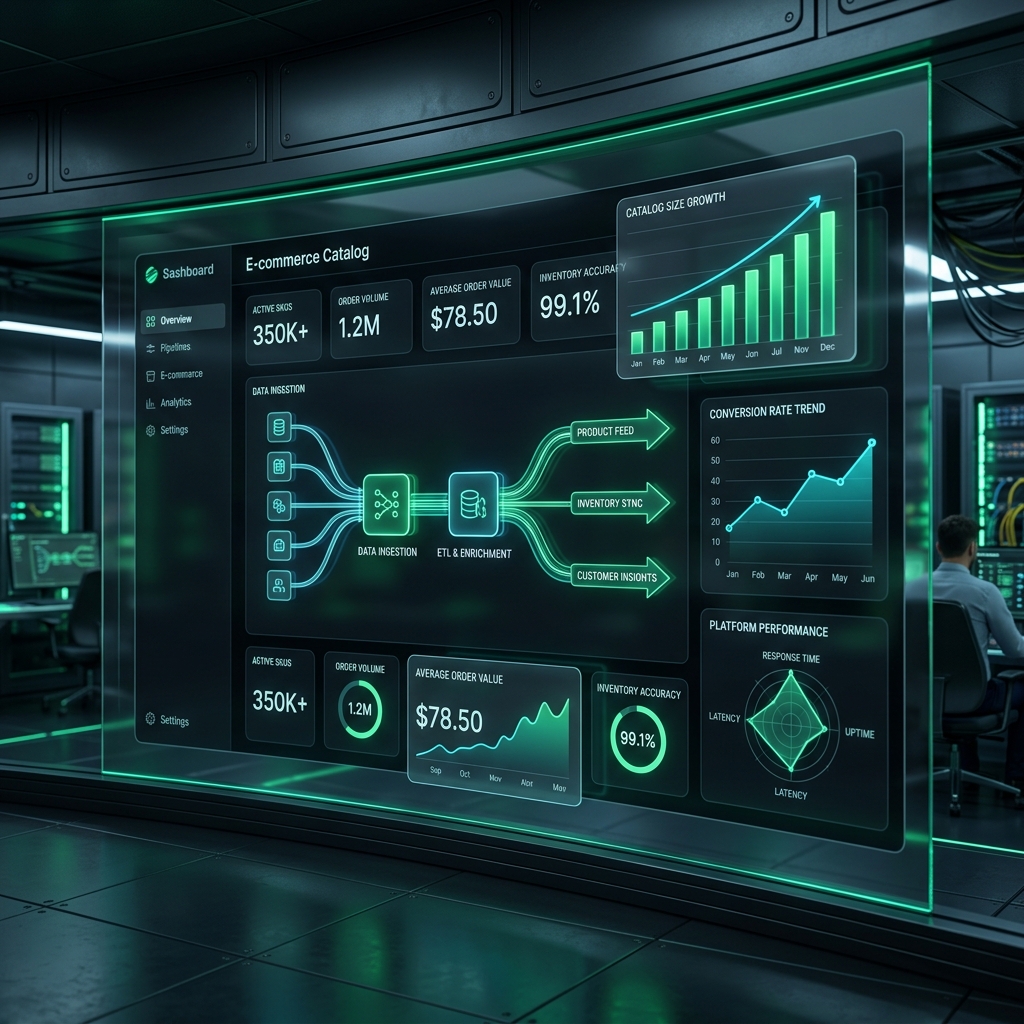 eMarketingPlus Data & Catalog Dashboard